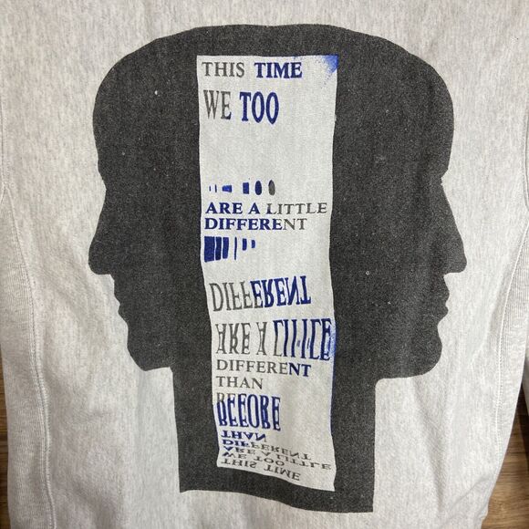 Vintage Sir Sly Champion Reverse Weave Rock Pullover Hoodie Mens Size Medium - Picture 9 of 9